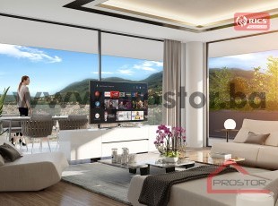 Luxury off plan two bedroom apartments with big terrace an fantastic view of Sarajevo in exclusive „Park Residence“ complex. Available apartments from 87 sqm to 91 sqm