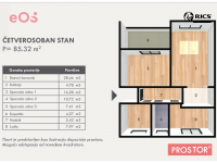 17 Tlocrt D,-Stan-1,-85,32