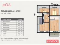 20 Tlocrt I,-Stan-2,-89,24