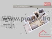 8 Tlocrt Stan 49,13m2