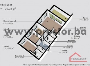 Unique OFF-PLAN penthouse apartment with a two-sided orientation in a high quality building under construction, Buca Potok, Sarajevo 3% DISCOUNT - FOR SALE