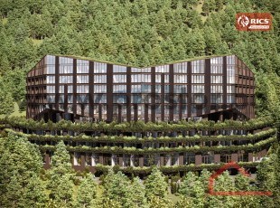 NOVOGRADNJA ROOF GARDENS! Luksuzna garsonjera sa terasom i pogledom na gustu šumu i netaknutu prirodu u sklopu novog, savremenog stambeno-poslovnog kompleksa 'Roof Gardens', na fenomenalnoj lokaciji,Trebević, Sarajevo!