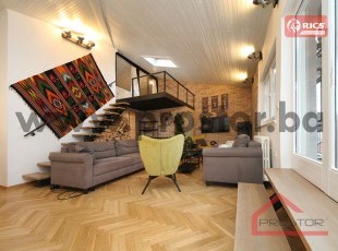 Renovated and furnished apartment with two balconies, 91 m2 on the third floor of a residential building in ul. Hadži-Sulejmanova, Mejtas
