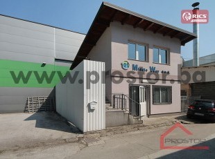 Commercial building with 100 sq.m.in the industrial zone Famos, Hrasnica, FOR SALE