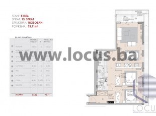 Three-bedroom apartments with double-sided orientation, with spacious balconies and loggias, in a new modern residential and commercial building under construction, in the most sought-after location in the city! Available area of ​​75 m2! THE ONLY ONE AVA