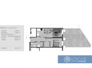 NEW BUILDING OF BREK! Two-room apartments of 43-56 m2 in a quality smaller residential building under construction at an attractive location in ul. Himze Polovine, Center