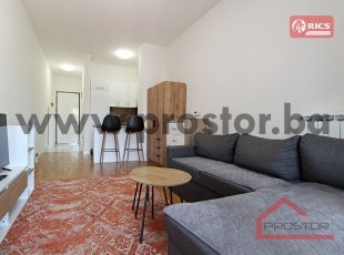 Modern furnished studio apartment, Stup