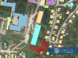 Investment opportunity. Land with an area of 1591m2 with an urban development permit for the construction of a building St+P+2 next to the Ilijaš municipality