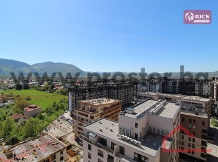 Kompletno opremljen petosoban penthouse sa dva balkona, lođom i garažom, Tibra 2, Stup
