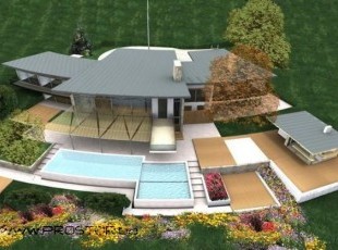 Residence (1.054sqm) under construction with big pool and 4000sqm garden, Sarajevo - SOLD!