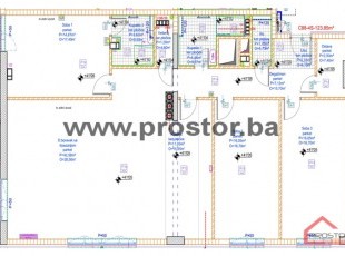 NOVOGRADNJA 'Dijamant', Fenomenalan četverosoban stan 123,85m2 dvostrane Jug-Zapad orijentacije u modernom stambeno-posl. kompleksu, Otoka