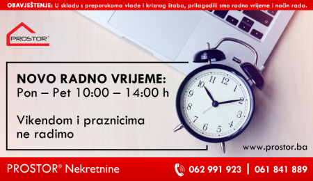 Novo radno vrijeme